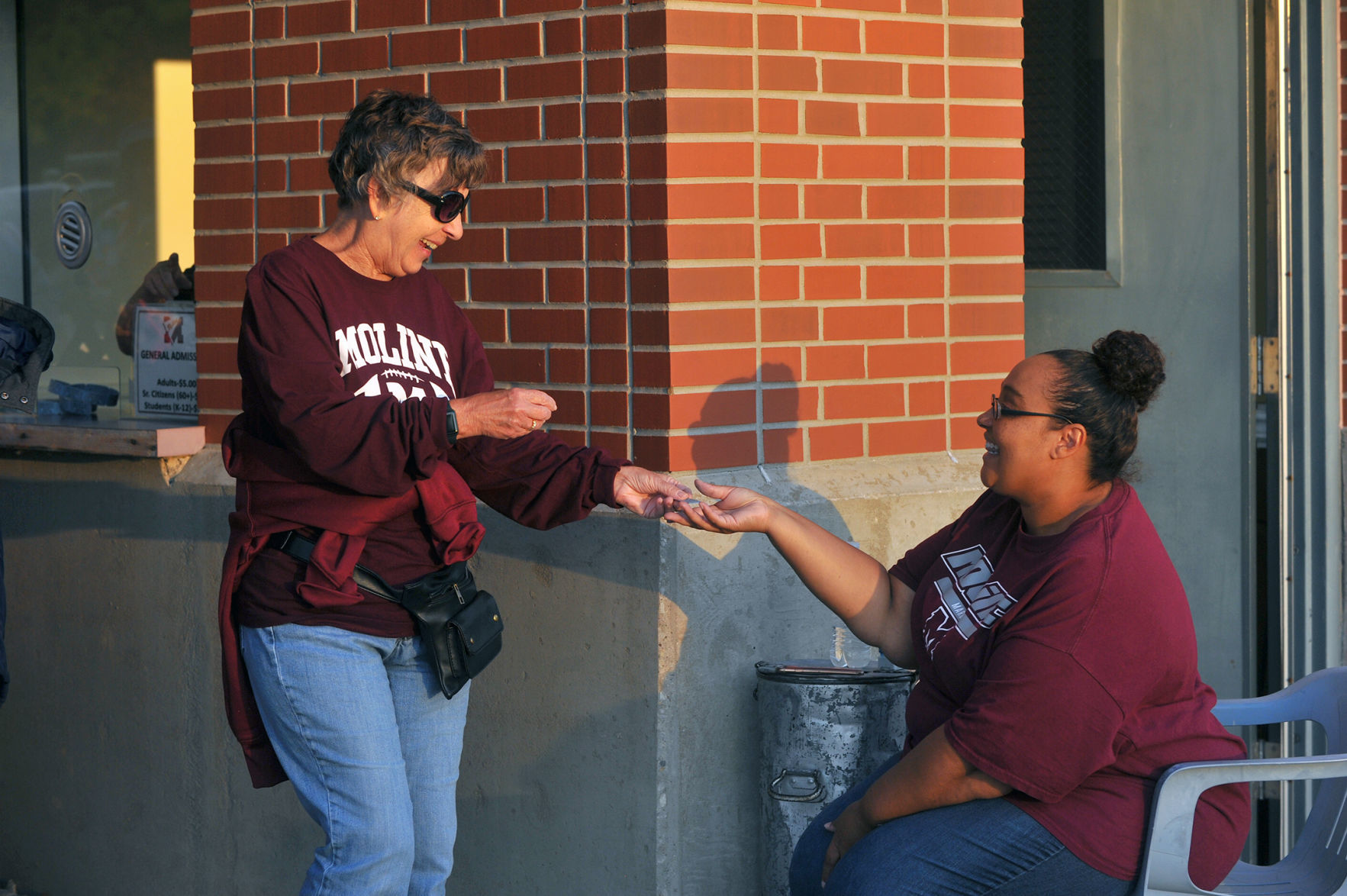 Friday Night Lights, at Moline football game
